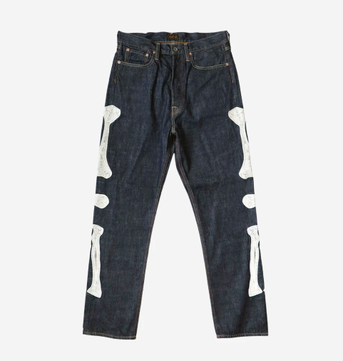 [32] Capital Bone Denim Pants Mexican Indigo