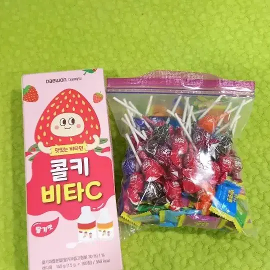 뽀로로100,막대30,딸기100