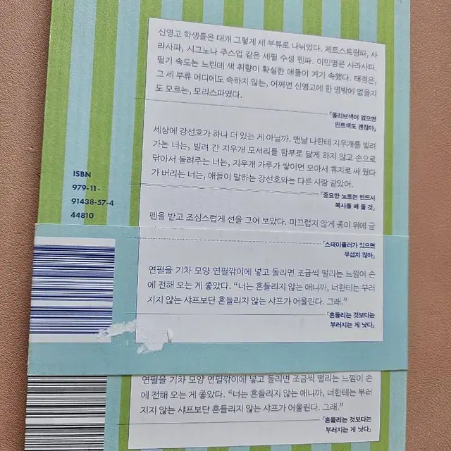 올리브색이 없으면 민트색도 괜찮아