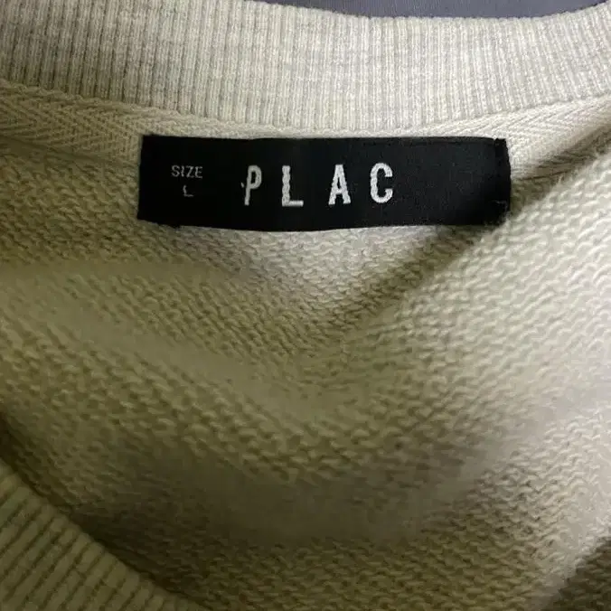 Plac 플랙 오트밀 맨투맨 L