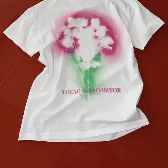 The Museum Visitor Rose Spray Printed T-