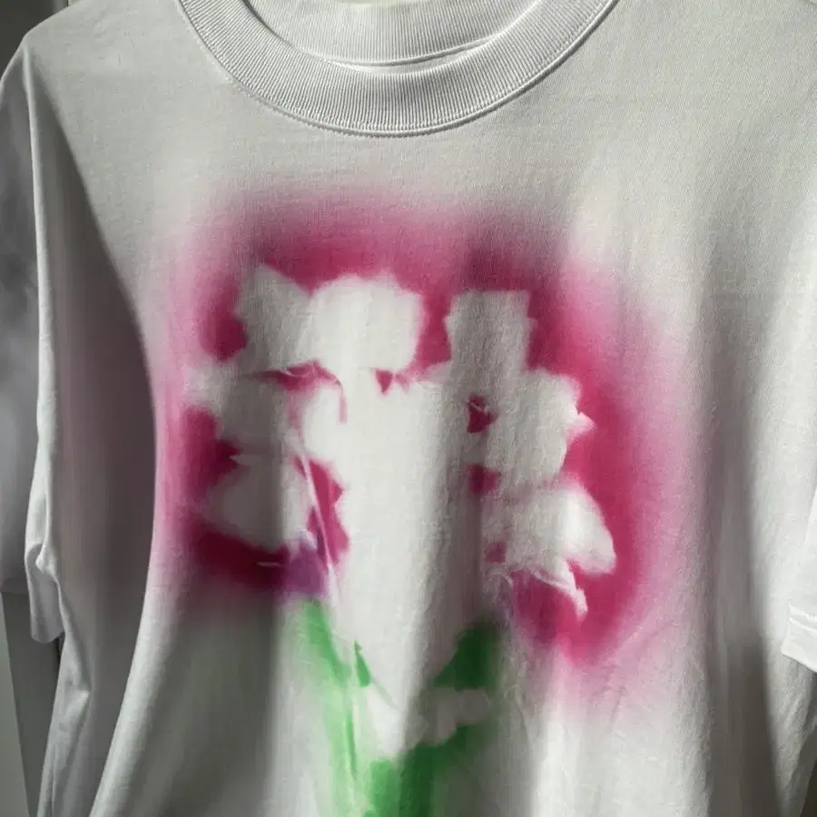 The Museum Visitor Rose Spray Printed T-