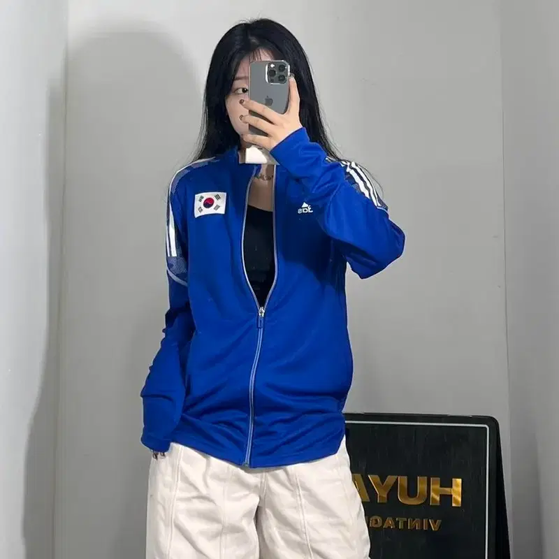 아디다스 태극기 져지 M