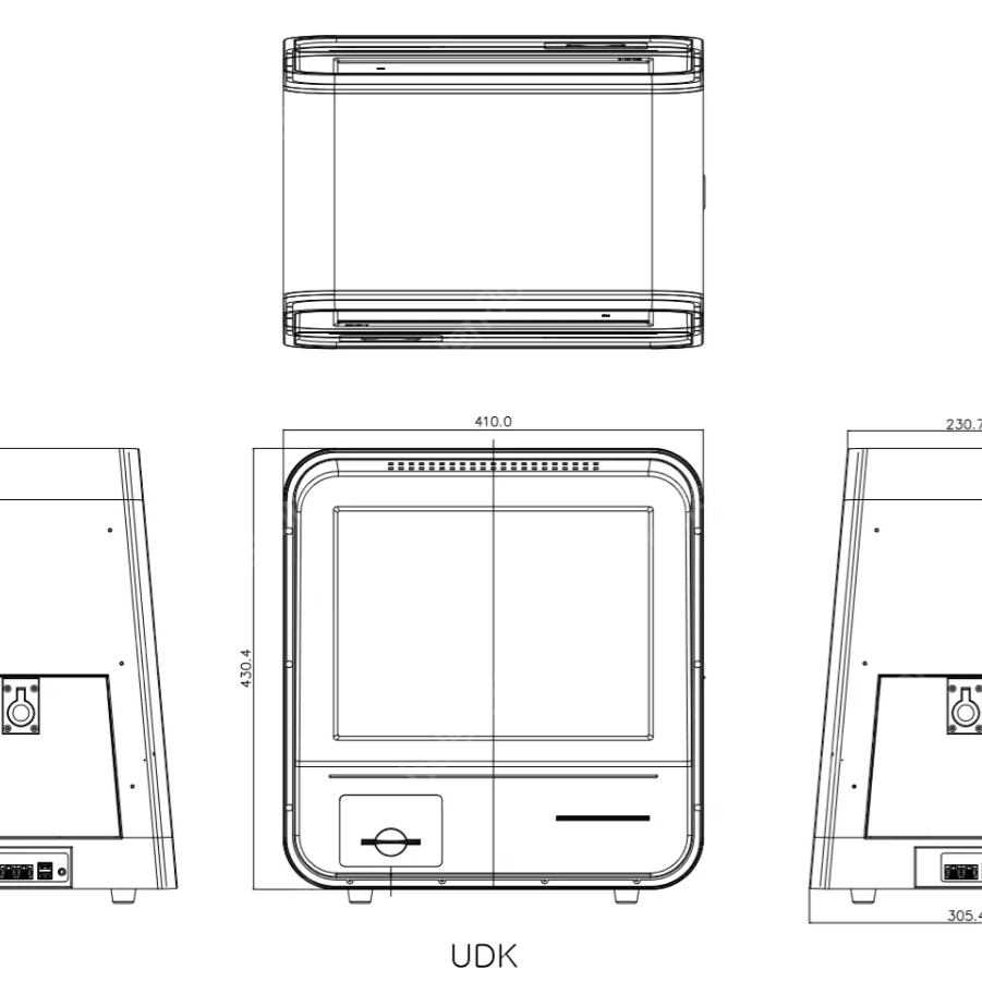 탁상용키오스크, 카드전용 우노스15"KIOSK, 무인포스기