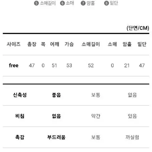 스트링 크롭 맨투맨