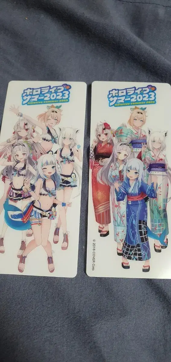 Until today) HoloLive Summer Clear Bookmark Fubuki Iroha etc. set