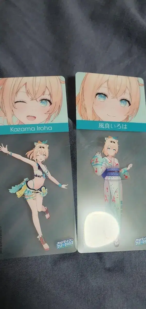 Until today) Kazama Iroha HoloLive Summer Clear Bookmark Set