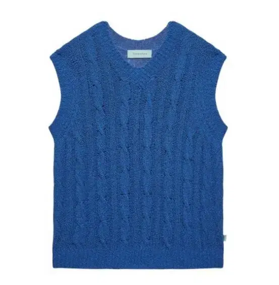 Instant Punk Cable Knit Vest Bloo