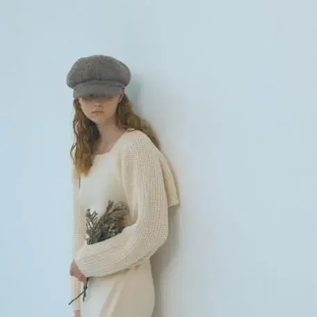 포에지담 뉴스보이캡 Margot Hat in Warm Brown