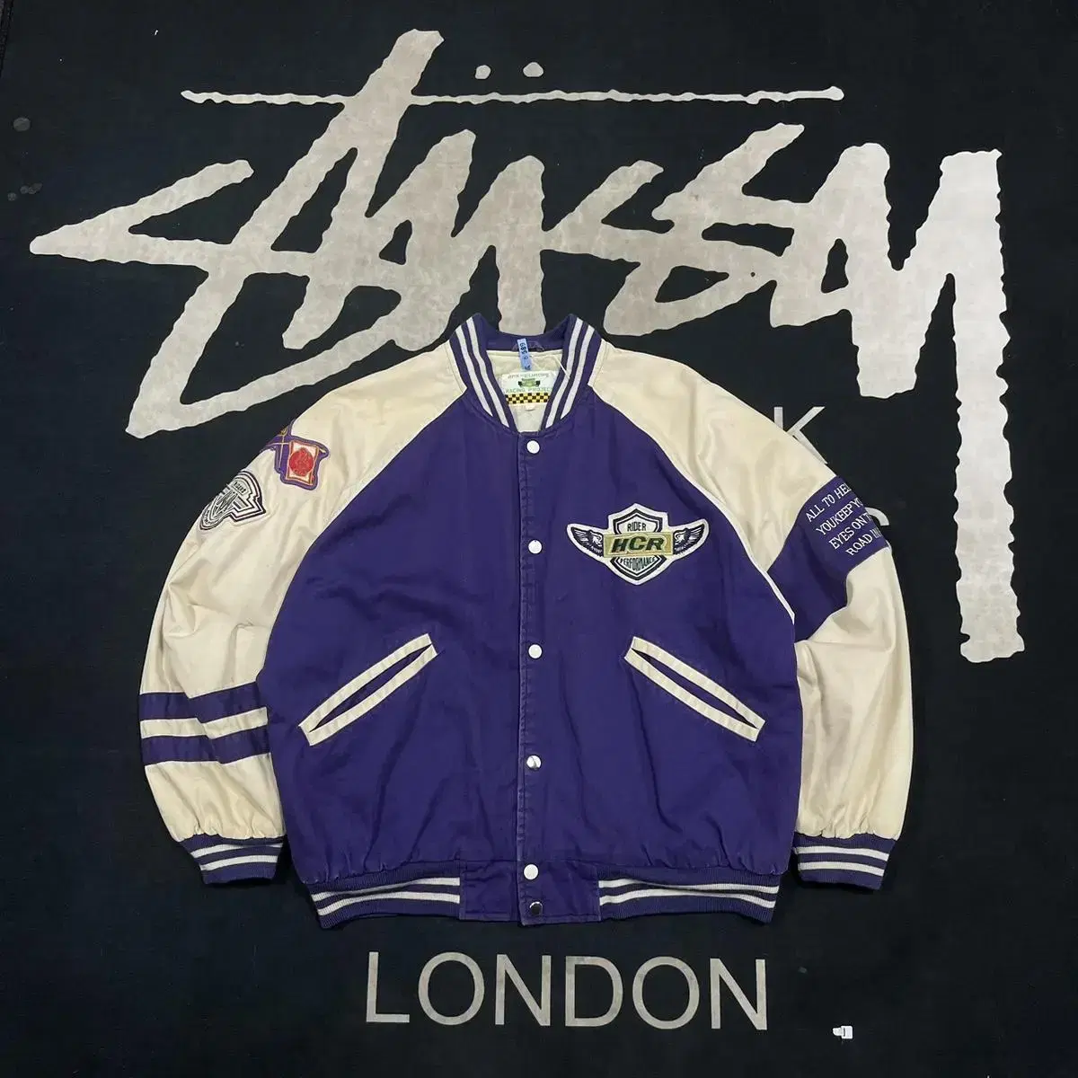 Japan Sponsored Racing Varsity Jacket L