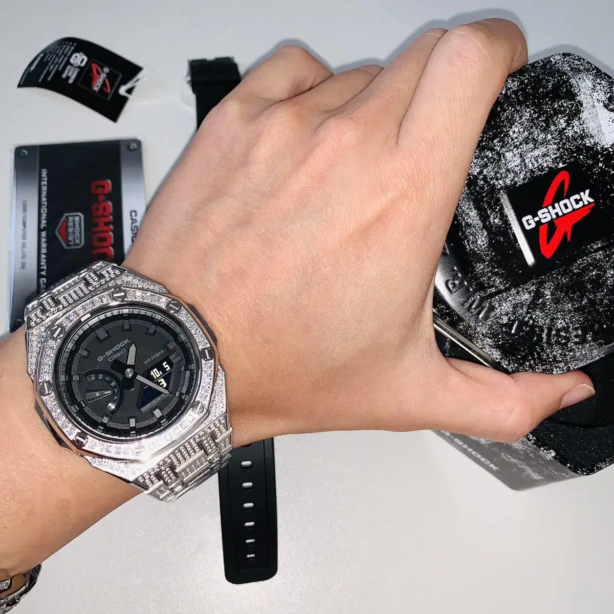 G-shock 지샥 지얄오크 GA-2100 커스텀 시계 스트랩