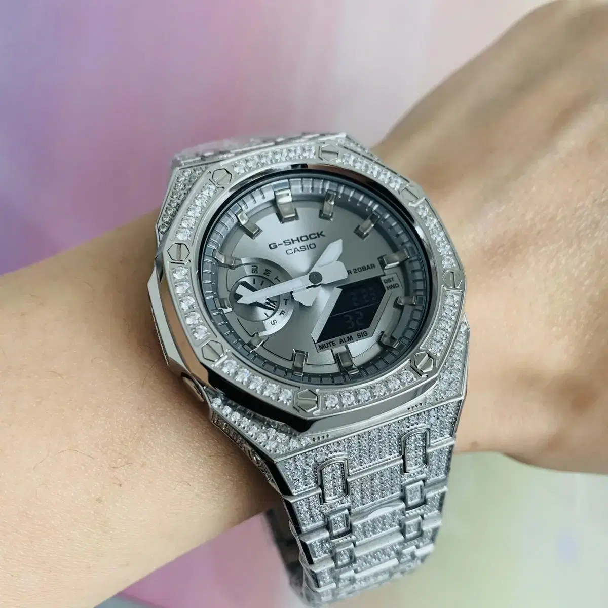 G-shock 지샥 지얄오크 GA-2100 커스텀 시계 스트랩