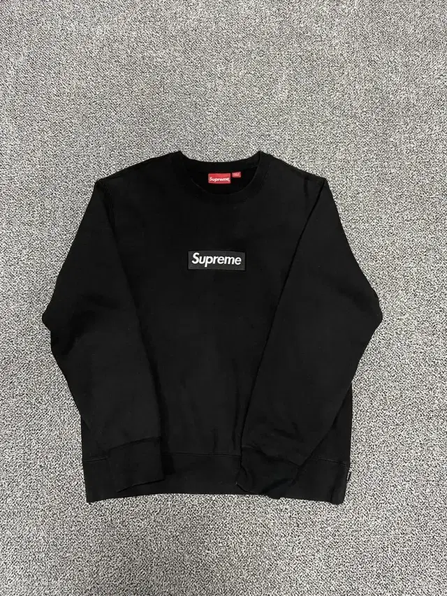 [SALE] Supreme 슈프림 15fw 박스로고 크루넥 L size