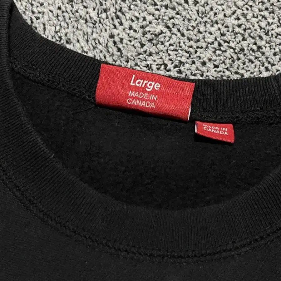 [SALE] Supreme 슈프림 15fw 박스로고 크루넥 L size