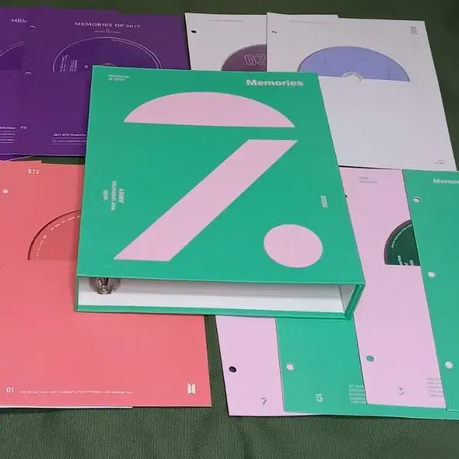 방탄 BTS 메모리즈 DVD 17~20 CD 일괄