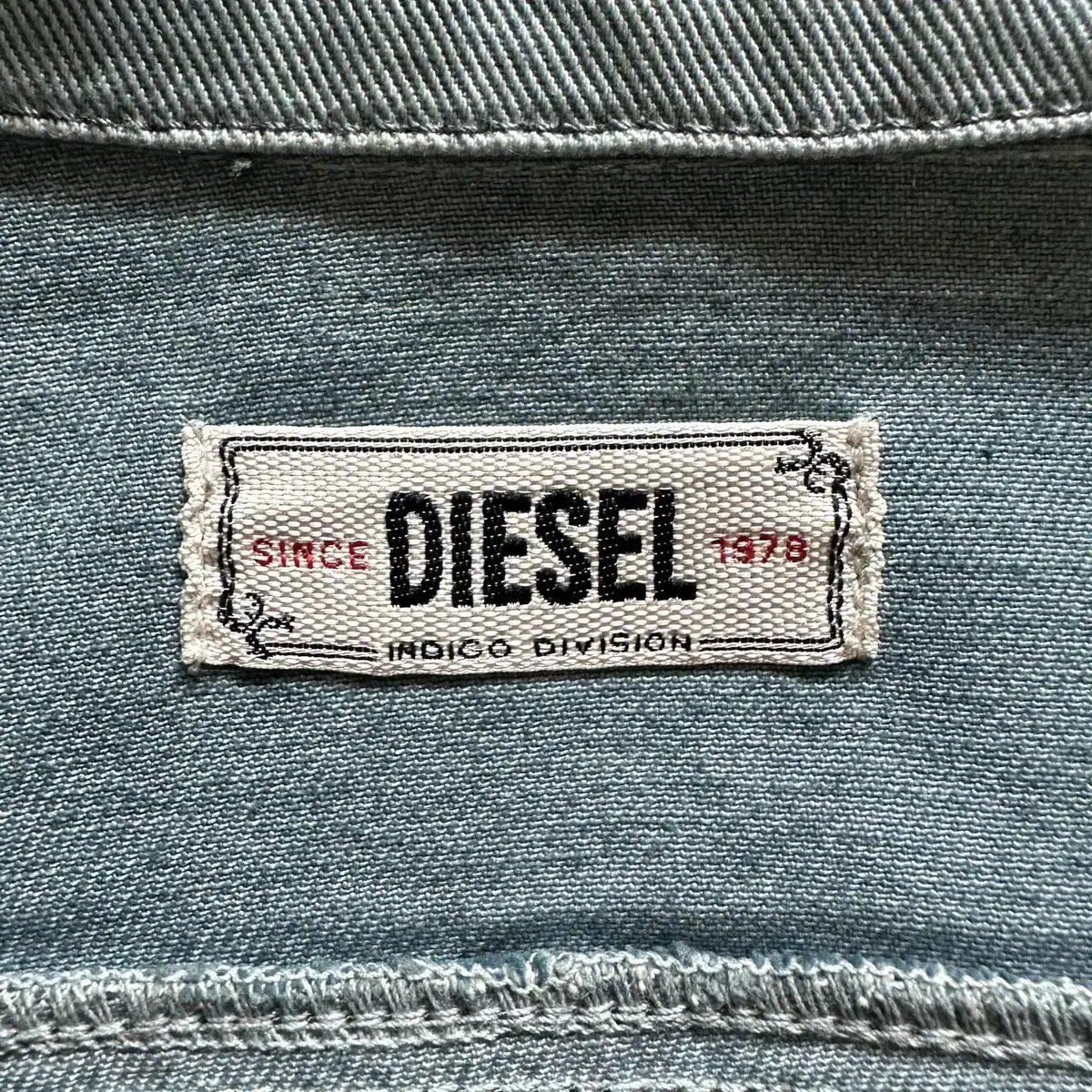 [여성 2XS] 매장판) 디젤 DIESEL 연청 투포켓 데님 자켓