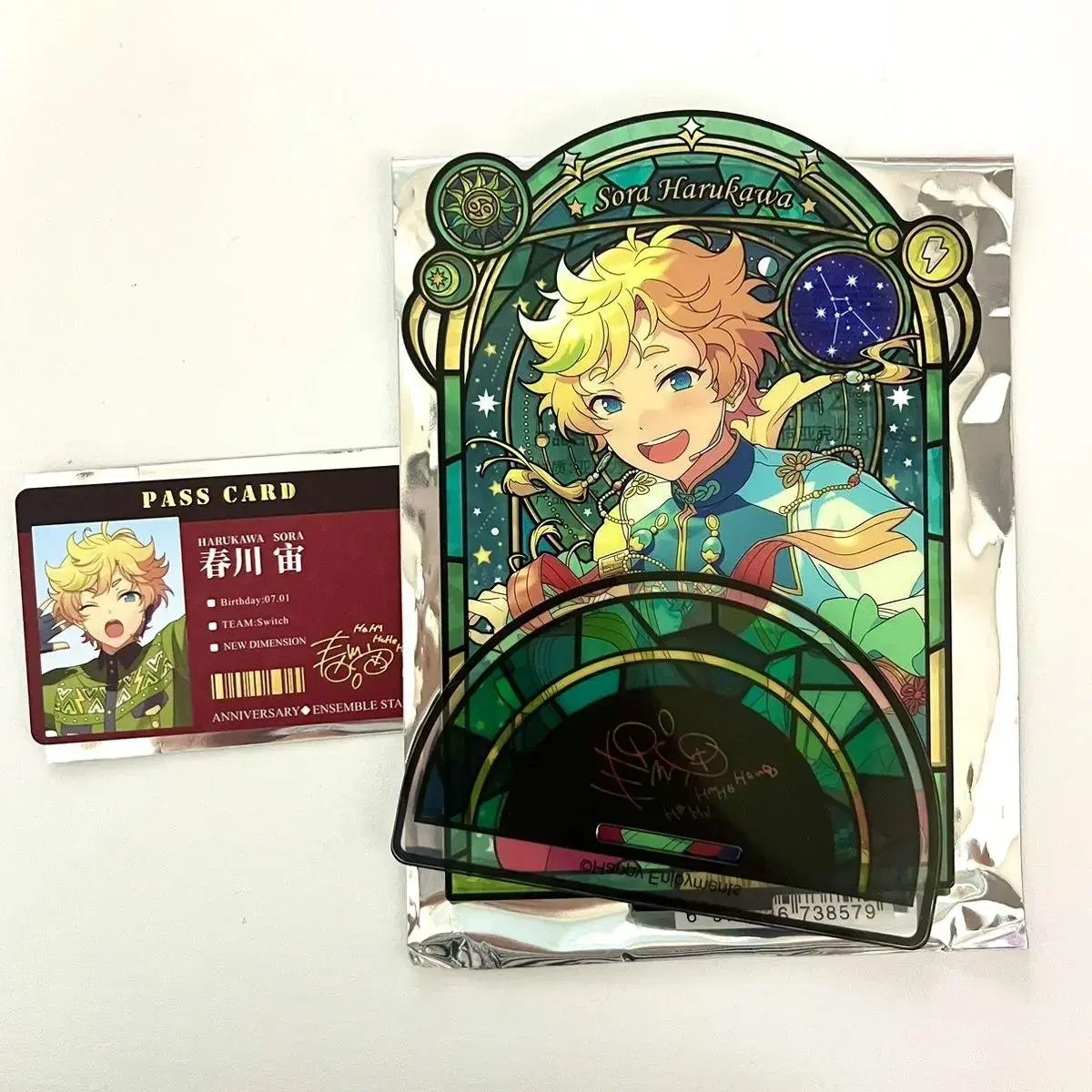 Angsta Zhongsta Star Trace Stained acrylic stand, Pass Sora