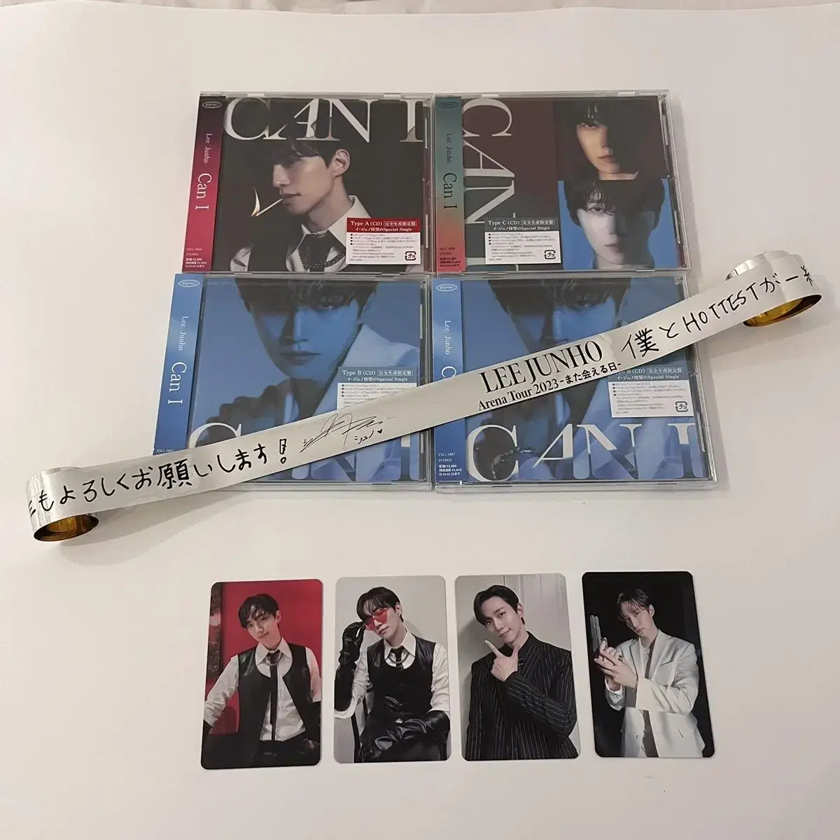 2pm junho can i can i 4 photocards + 4 unsealed albums (on vinyl) limited to the venue.