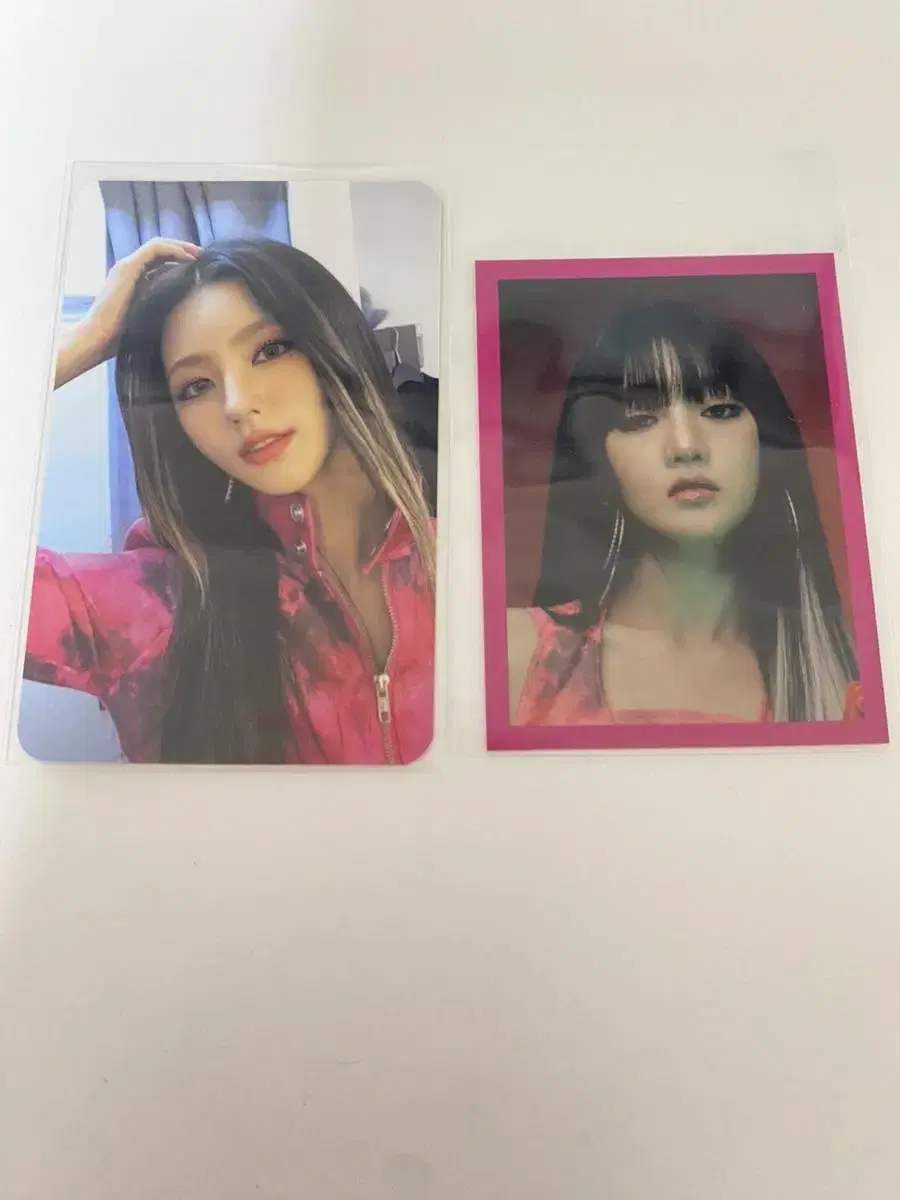 (Female) idle aineverdai miyeon photocard+minnie