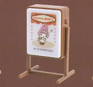 San Rio Cafe Miniature Sign My Melody Pochacco Light Up! Super Awesome!