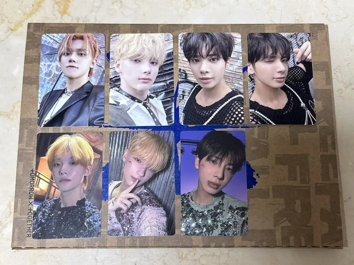 txt Freefall photocard soobin yeonjun beomgyu taehyun hueningkai