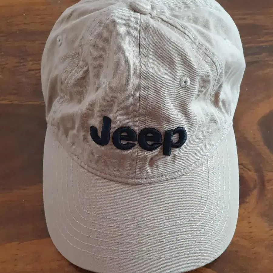 Jeep 지프 베이지 볼캡 캡모자