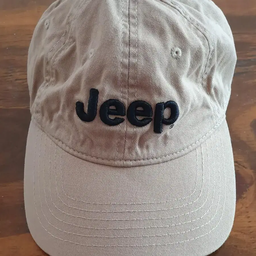 Jeep 지프 베이지 볼캡 캡모자