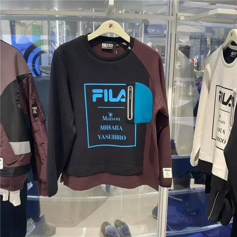 휠라x미하라 야수히로 맨투맨 티셔츠 Fila x Maison Mihara