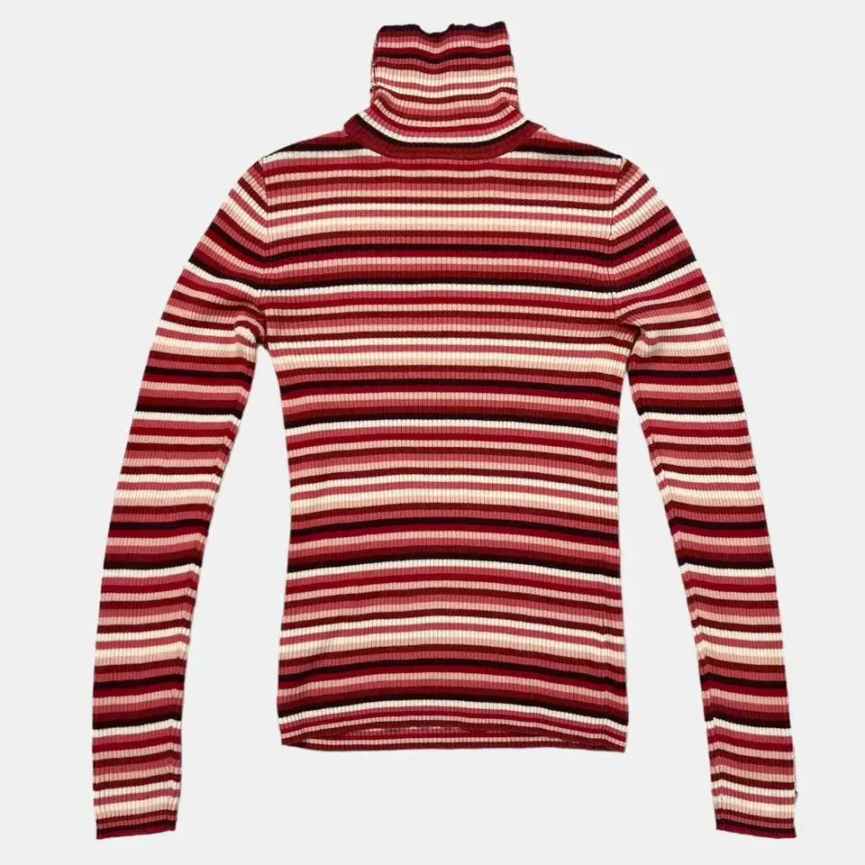 vintage old gap stripe turtle neck knit