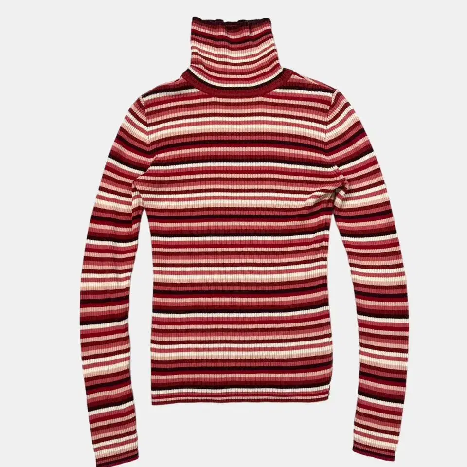 vintage old gap stripe turtle neck knit