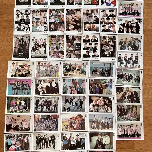 방탄 굿즈 처분 bts photo cards / stickers etc