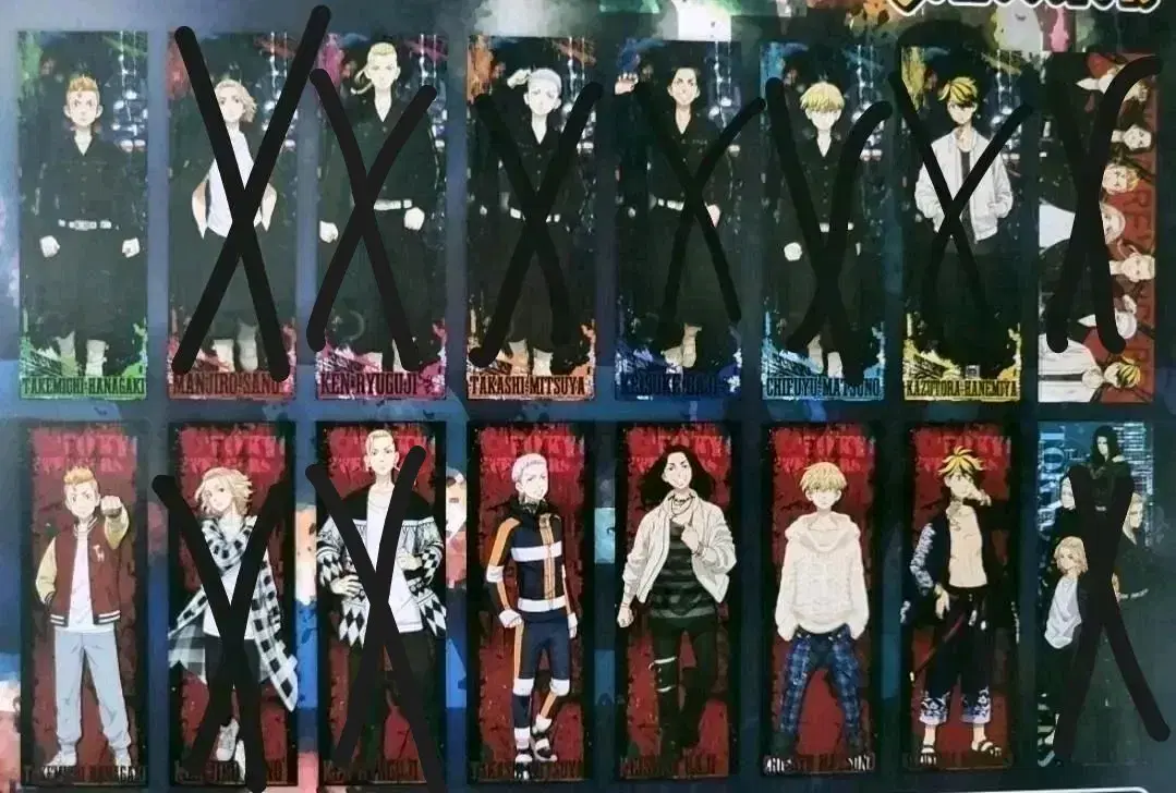 Tokyo Revengers poster 16 pieces Mikey Draken Mitsuya Takemichi (final price!)