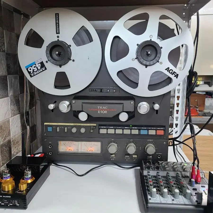 빈티지 TEAC X-10R 4트랙 릴데크