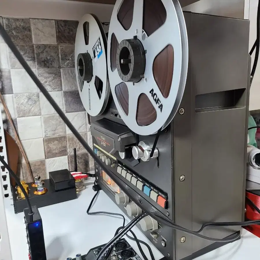 빈티지 TEAC X-10R 4트랙 릴데크