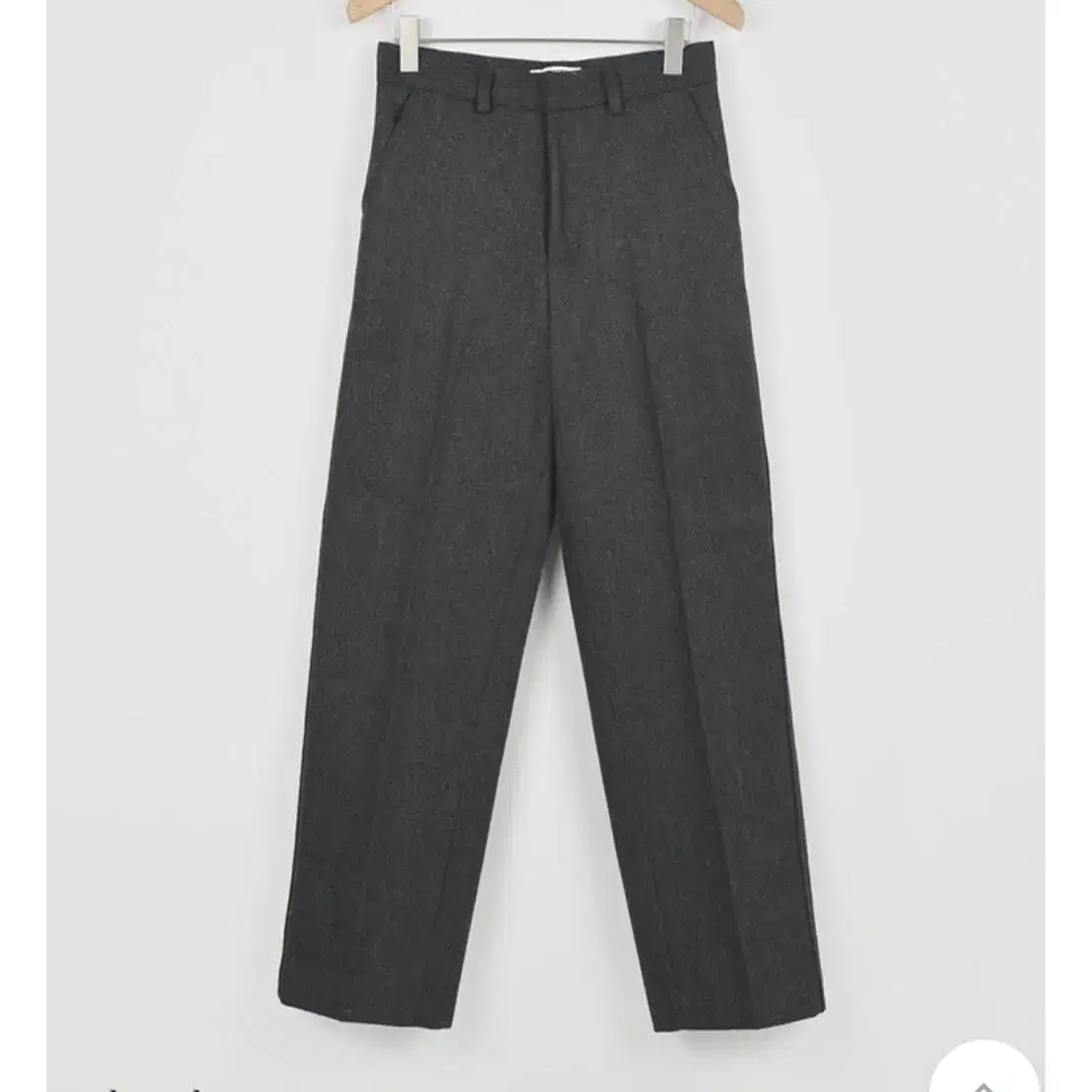 메리어라운드 차콜 wool crop slacks [L]