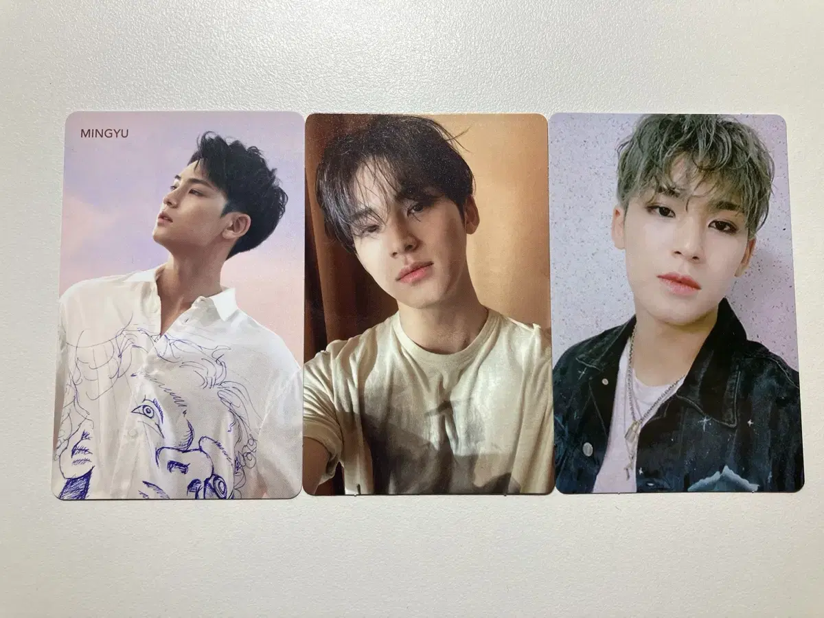 Seventeen mingyu photocard bulk wts Unod Pople HMV Etchemby Feathersun Caratbahn