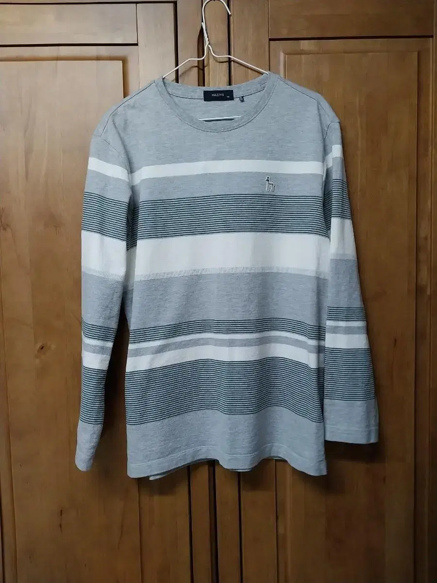 100 Hedges line-colored cotton long-sleeve T-shirt 100