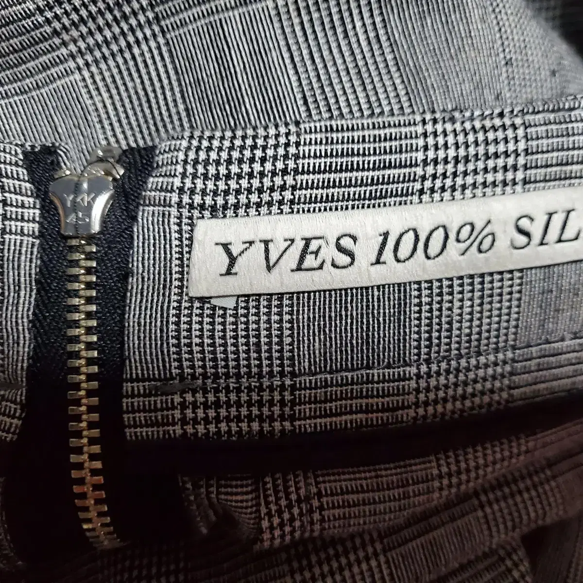 YVES 100% SILK 와이드 치마바지