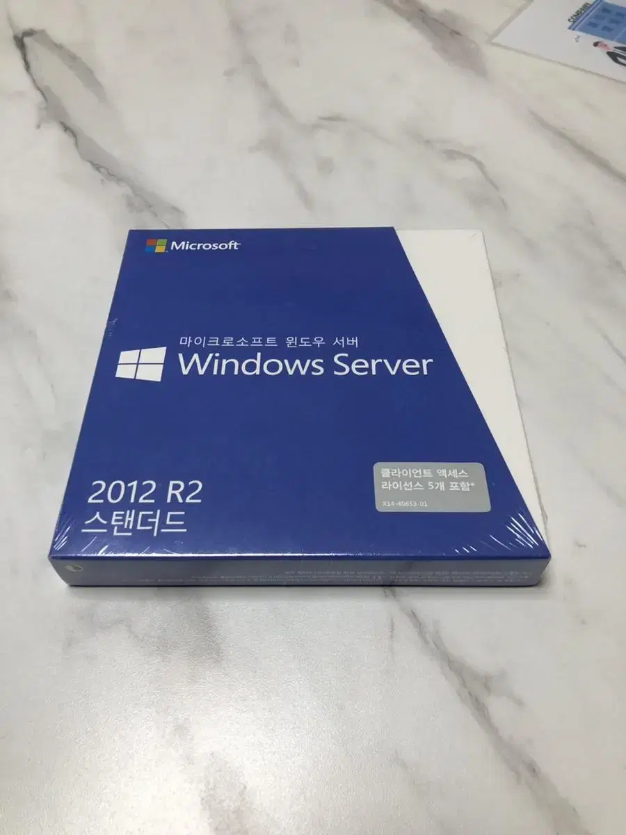 (미사용) 정품 windows server 2012 R2 DVD 5cal