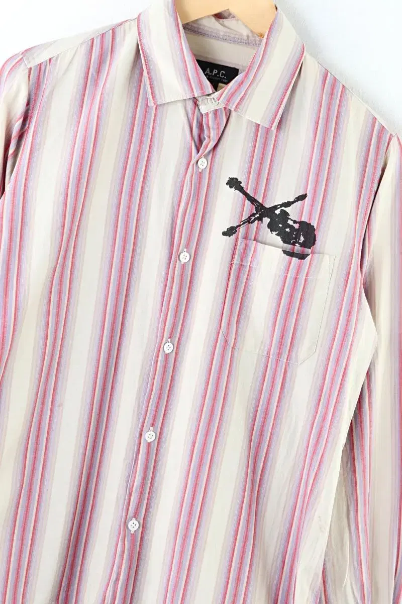 (M) APC Apache Shirt Southern Stripe Unique