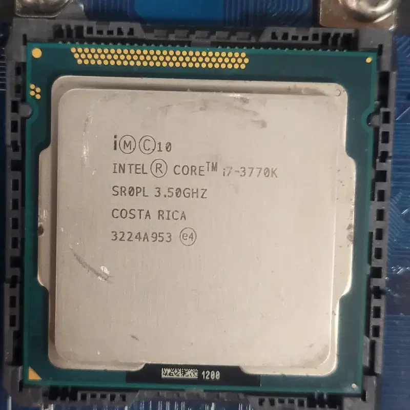 인텔 I7 3770K 1155소켓 3세대 CPU 1155소켓