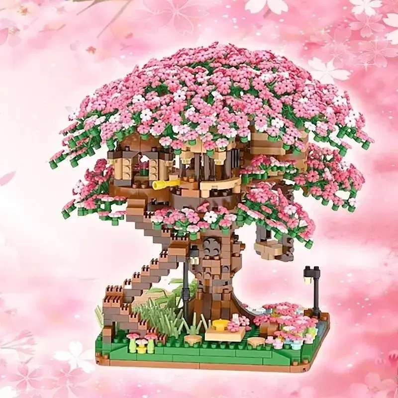 New) 2200 piece LEGO compatible sakura house (free shipping)