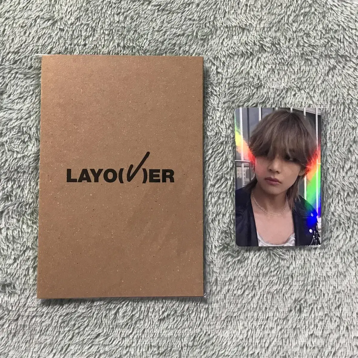 BTS 태형 뷔 솔로 layover 레이오버 일본FC 유니버셜 특전 포카