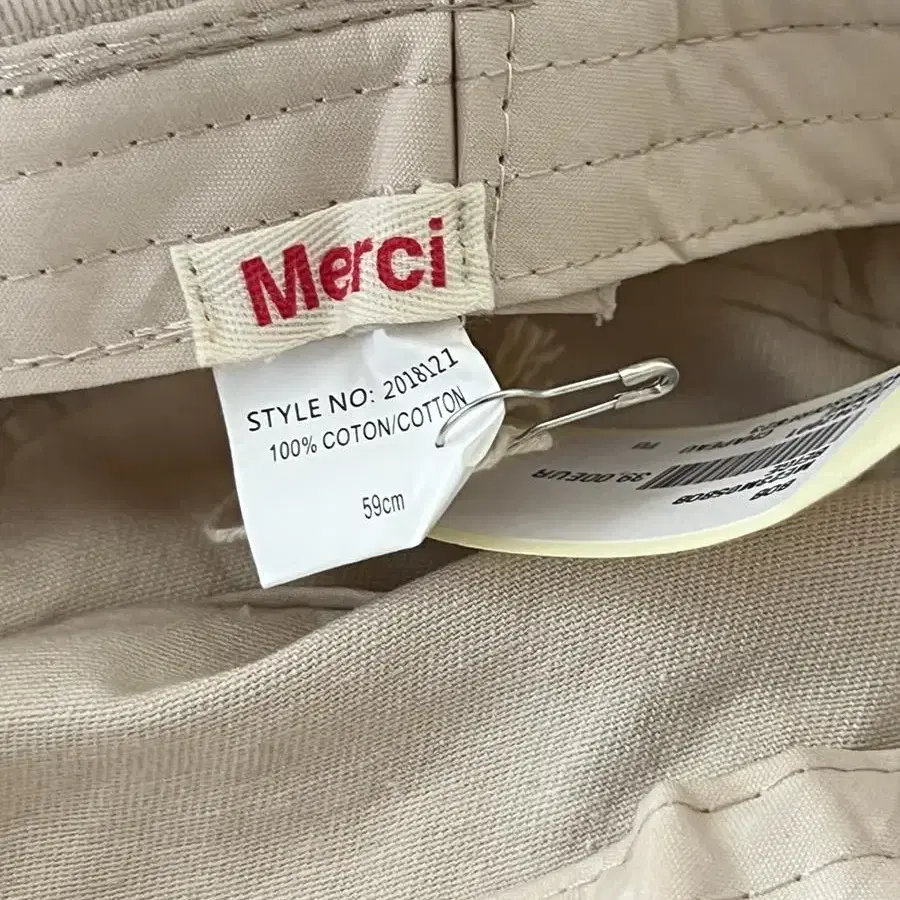 파리 merci 버킷햇