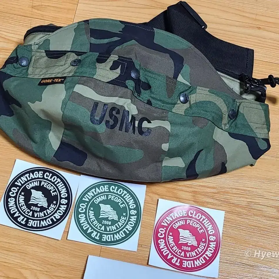 USMC 빈티지 슬링백 (카모 슬링백) 새상품