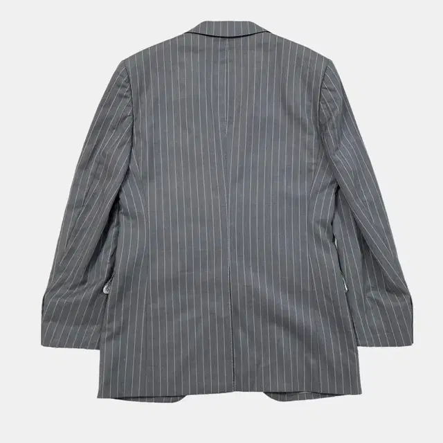 vintage stripe pattern grey suit