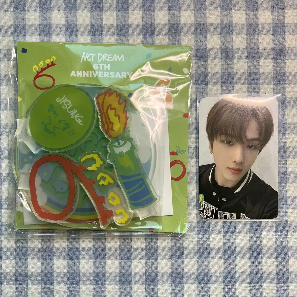 nct dream 6th anniversary acrylic stand jisung full set wts sell