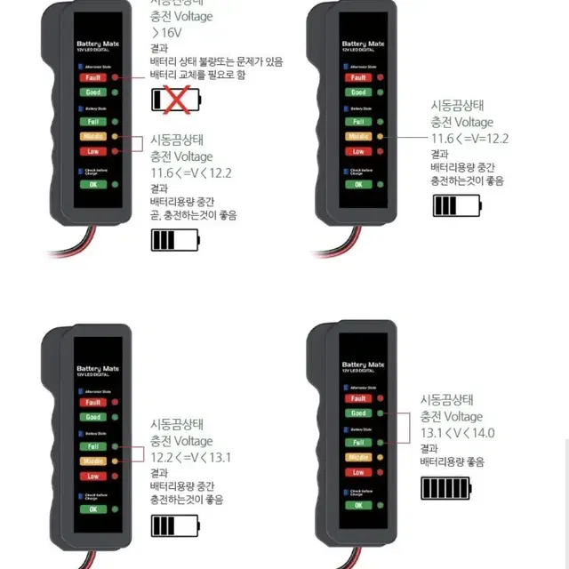 자동차 배터리 테스터기