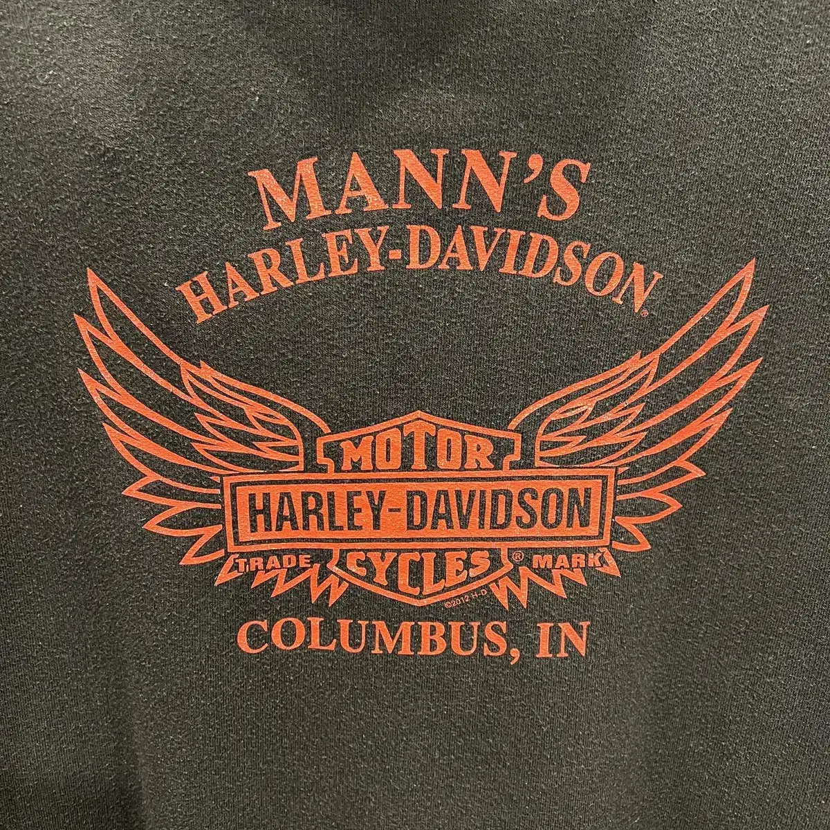 Harley-Davidson 할리데이비슨 스웻 넥 집업 자켓