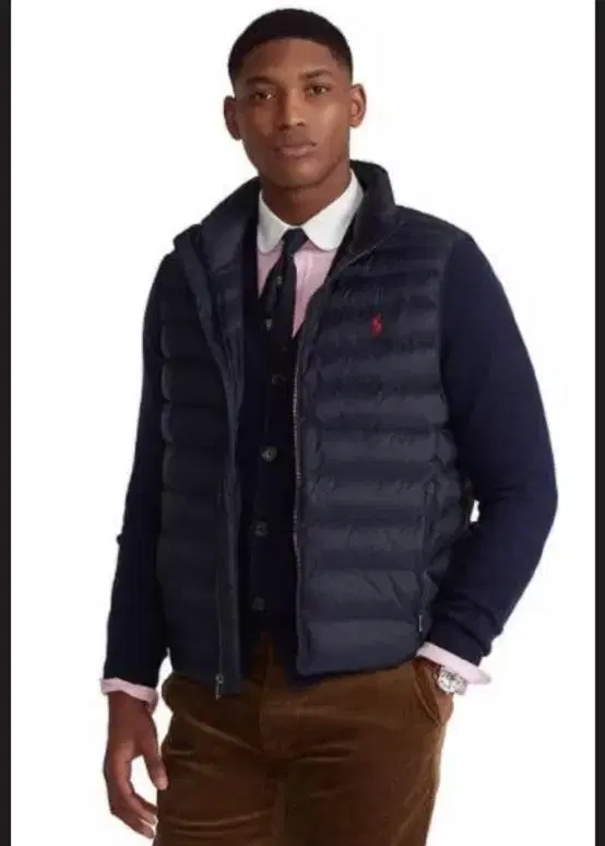 New Arrivals Polo Men's Packable Lightweight Padded Vest XL Navy